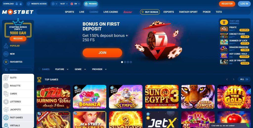 Mostbet ismertető